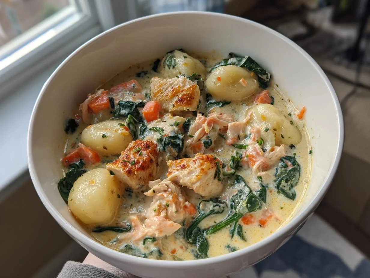 Creamy Chicken Gnocchi Soup - detail 2