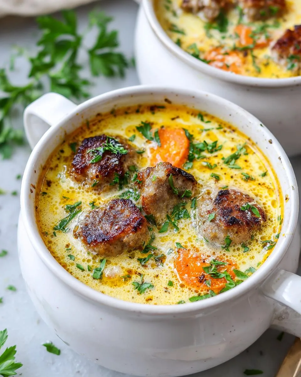 Creamy Parmesan Italian Sausage Soup: 35-Minute Hug in a Bowl