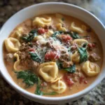 Creamy Sausage Tortellini Soup