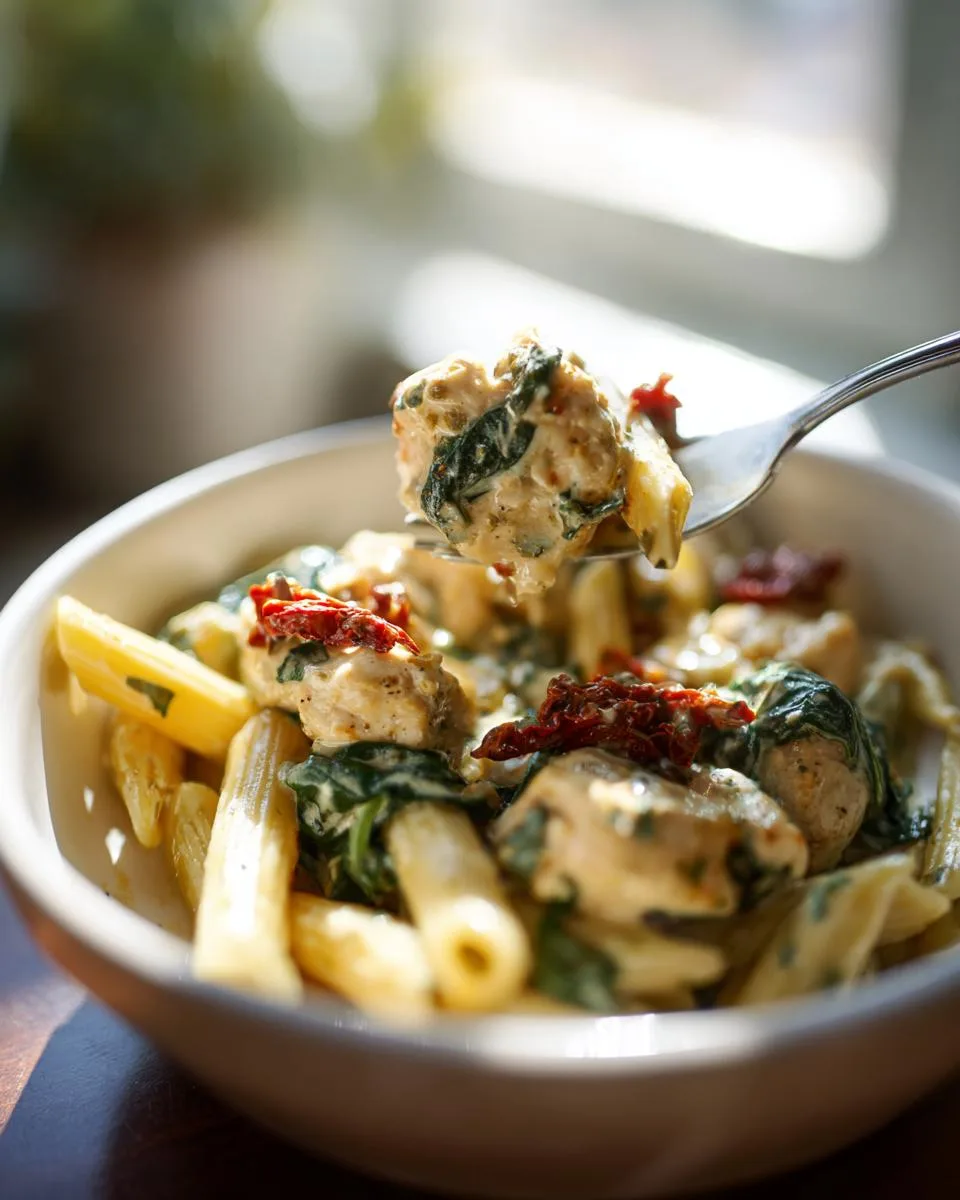 Creamy Tuscan Chicken Pasta: 35-Minute Decadent Comfort