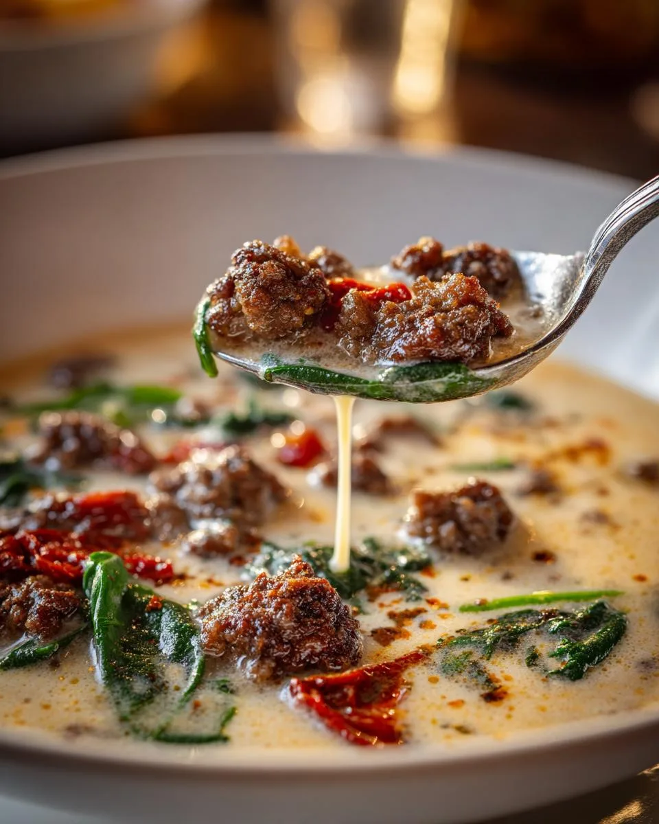 Creamy Tuscan Sausage Soup: 45-Minute Comfort in a Bowl