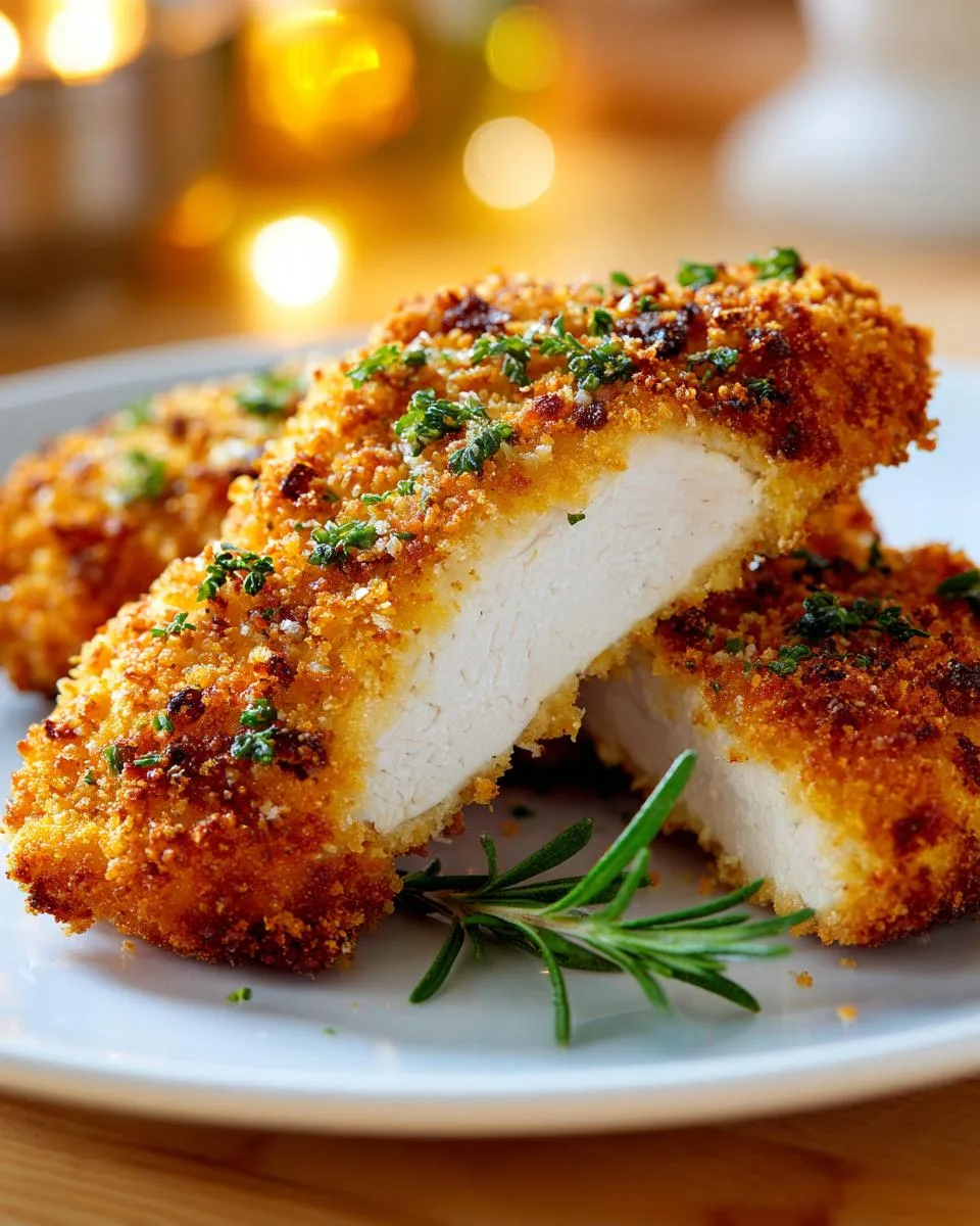 Crispy Parmesan Crusted Chicken: 35-Minute Golden Crunch