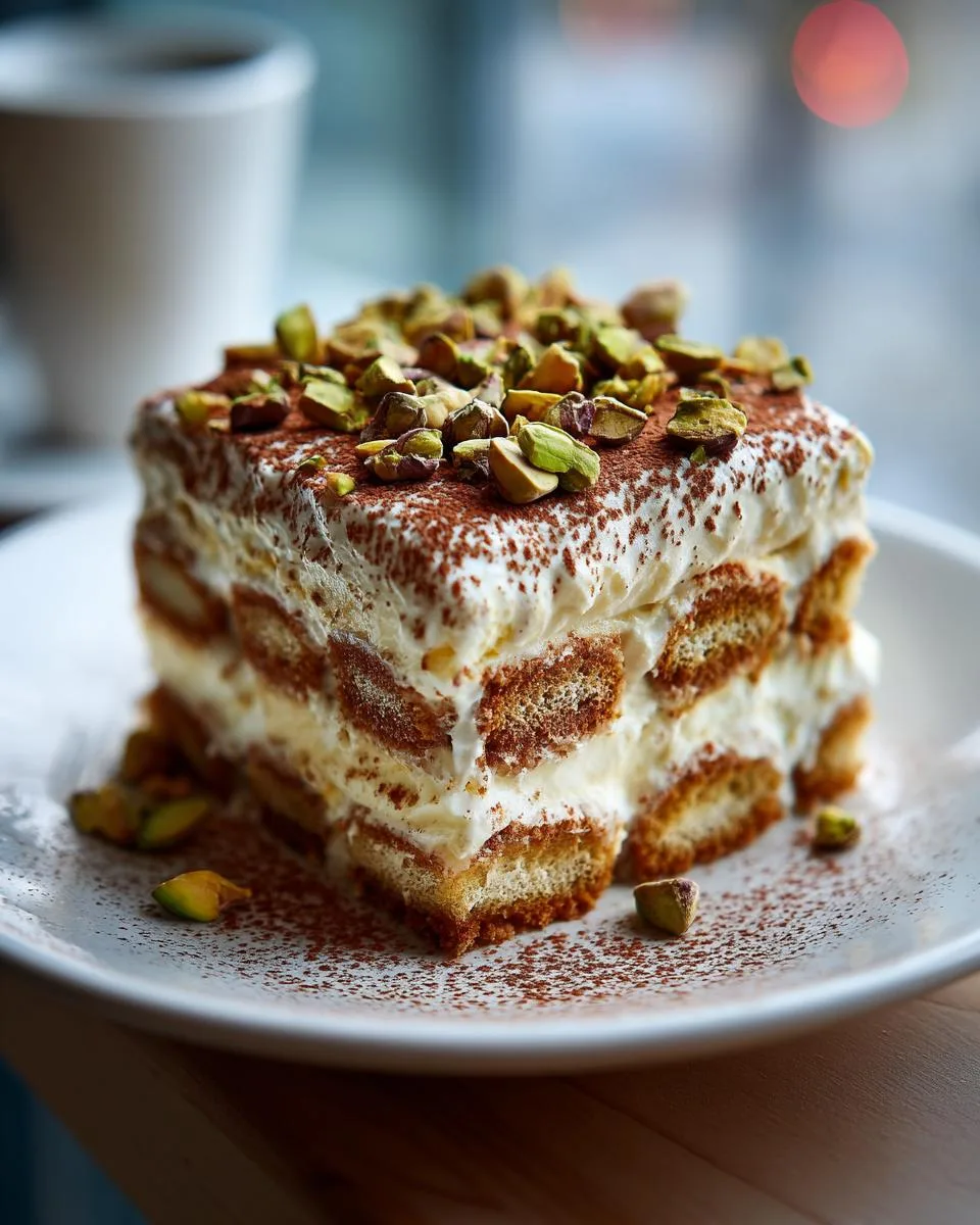 Pistachio Tiramisu: 6-Hour Decadent No-Bake Bliss