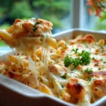 Chicken Alfredo Pasta Bake