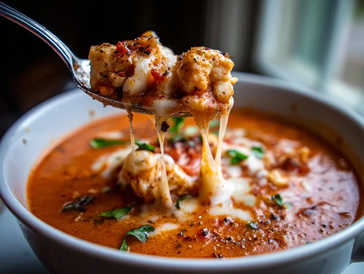 Chicken Parmesan Soup - detail 1