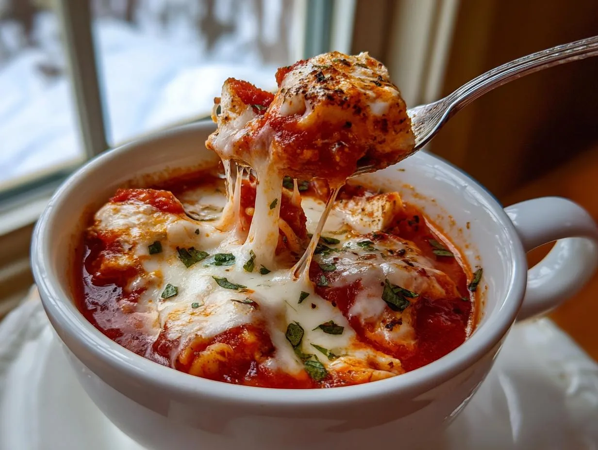 Chicken Parmesan Soup - detail 2