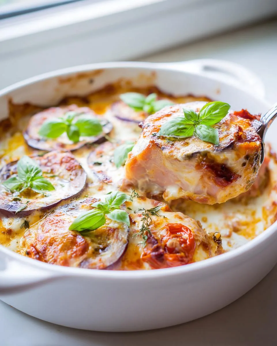 Chicken Sorrentina: 20-Minute Bubbly Cheesy Bliss