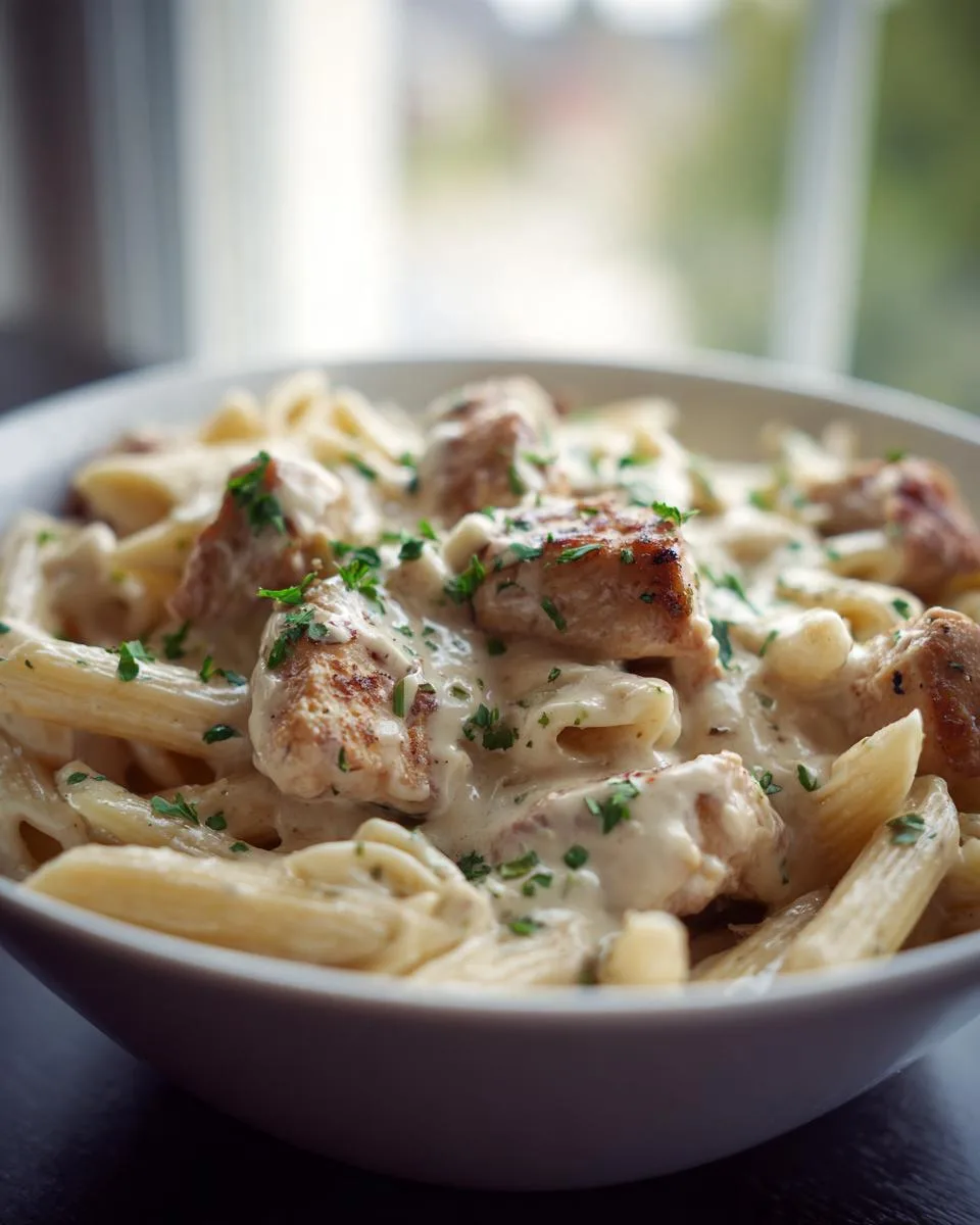 Creamy Garlic Chicken Pasta: 30-Minute Family Meal