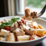 Creamy Italian Sausage Rigatoni