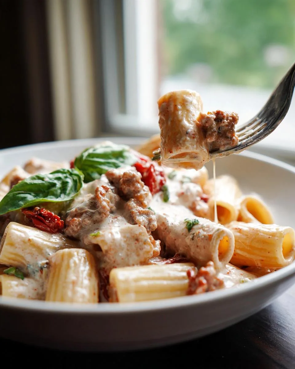 Creamy Italian Sausage Rigatoni in 30 Minutes