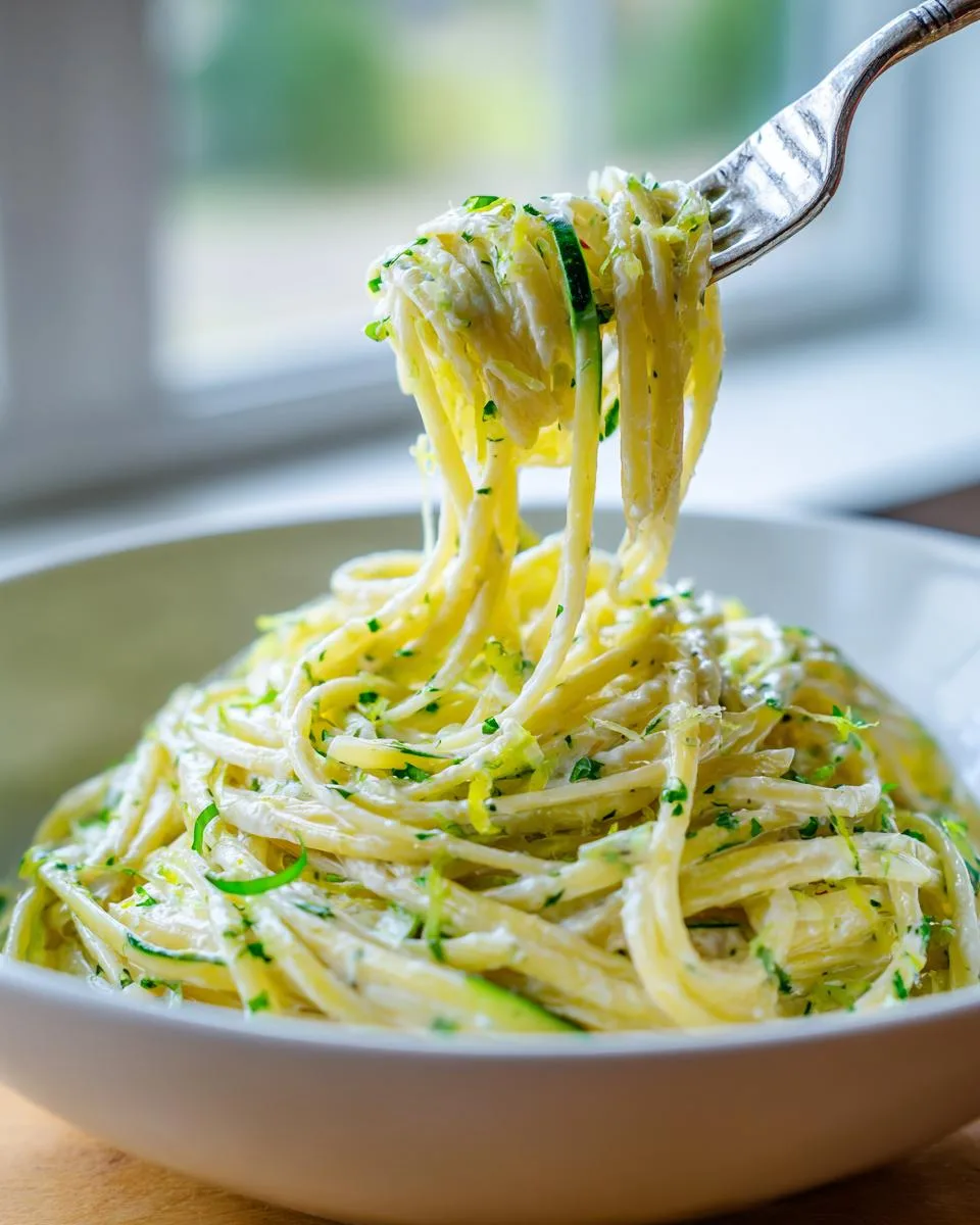 Creamy Lemon Ricotta Pasta - detail 1
