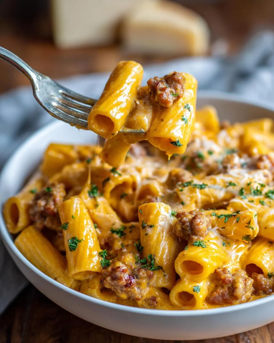 Creamy Pumpkin Sausage Rigatoni: 30-Minute Comfort Magic