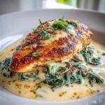 Creamy Spinach Parmesan Chicken
