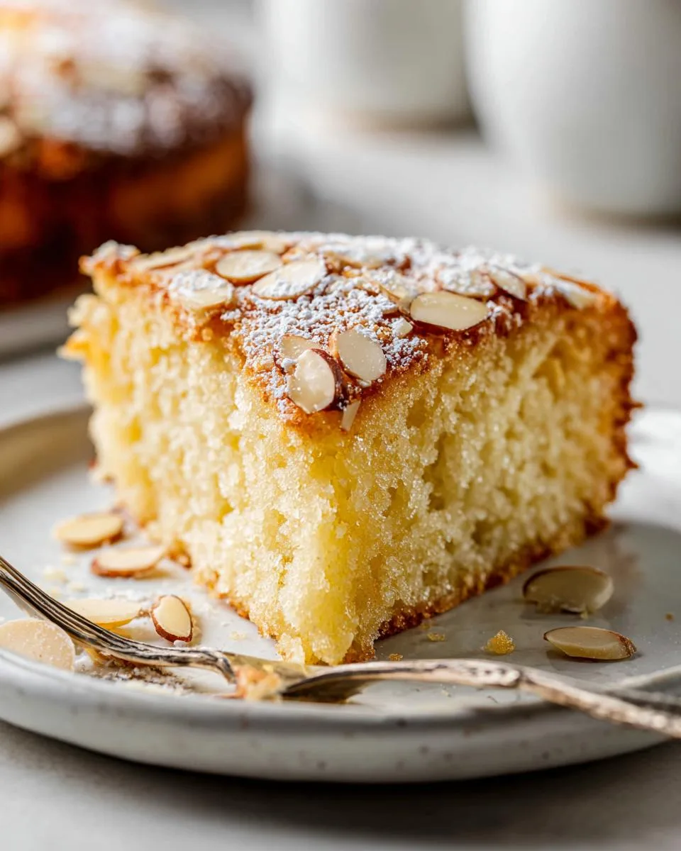 Italian Almond Cake So Good It Disappears in 1 Slice