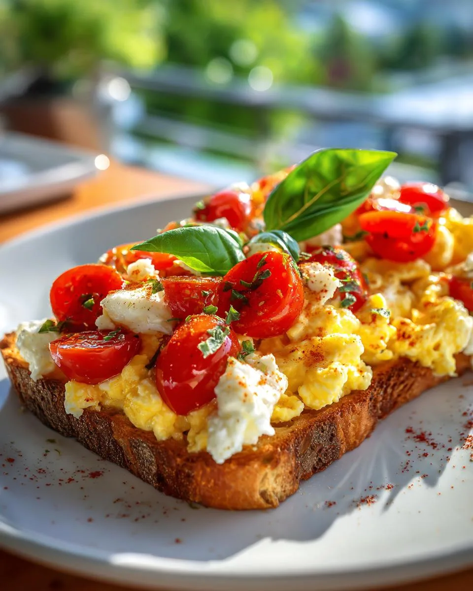 Italian Breakfast Bruschetta: 10-Minute Morning Miracle