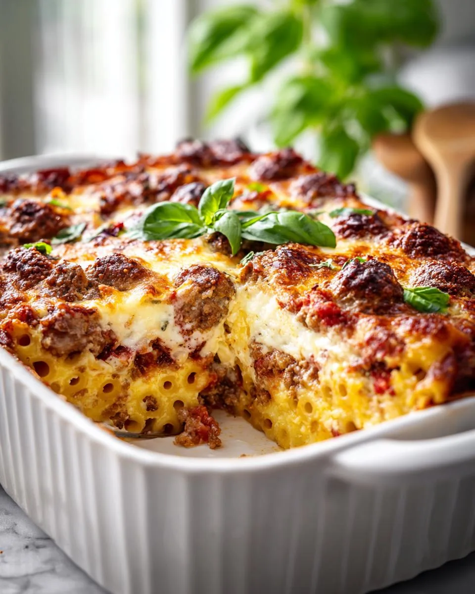 Italian Meatball Pasta Bake: Irresistible 25-Minute Comfort
