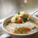 Lemon Chicken Pastina Soup