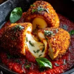 Mozzarella Stuffed Chicken Marinara