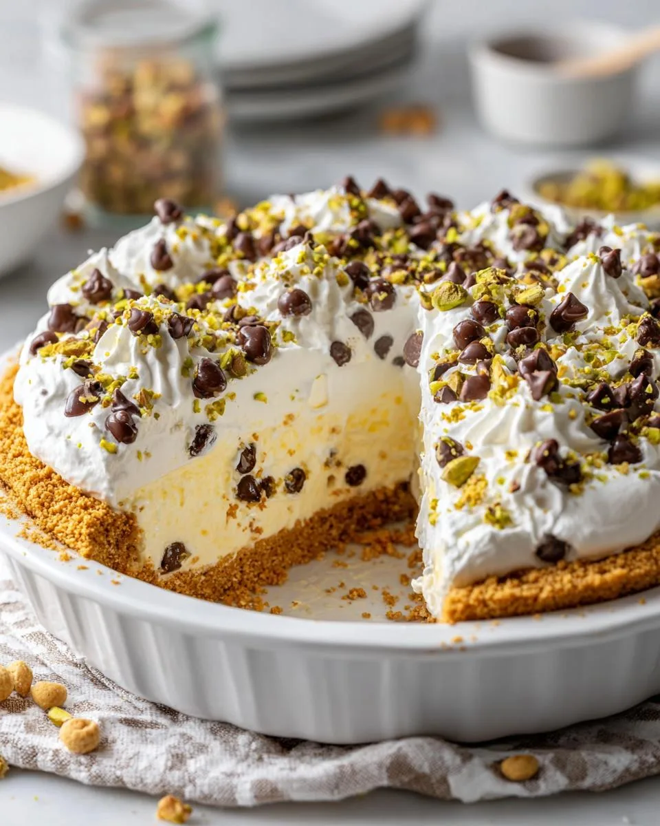 No-Bake Cannoli Pie - detail 1