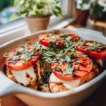 Tomato Basil Mozzarella Chicken